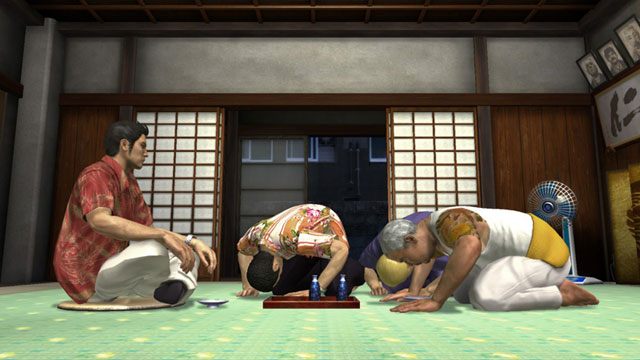 Captura de pantalla de Yakuza 3