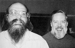 Ken Thompson y Dennis Ritchie, creadores de Unix